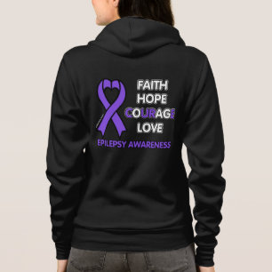 FAITH HOPE COURAGE LOVE... Epilepsie Hoodie