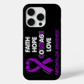 Faith Hope Courage Love... Fibro Case-Mate iPhone Case (Achterkant)