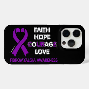 Faith Hope Courage Love... Fibro iPhone 15 Pro Case