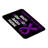 Faith Hope Courage Love... Fibro Magneet (Rechterzijde)