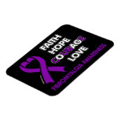 Faith Hope Courage Love... Fibro Magneet (Linkerzijde)