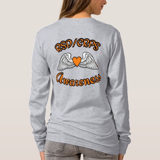 FAITH HOPE COURAGE LOVE...RSD/CRPS T-SHIRT (Achterkant)