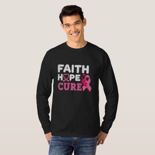 Faith Hope Cure T-shirt (Voorkant volledig)