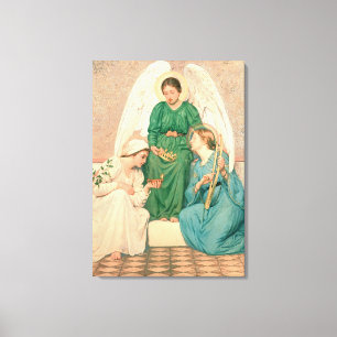 Faith, Hope en Love Canvas Afdruk