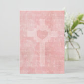 Faith Hope en Love Christelijk 5 x 7 Wedding Kaart (Staand voorkant)