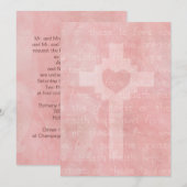Faith Hope en Love Christelijk 5 x 7 Wedding Kaart (Voorkant / Achterkant)