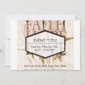 Faith, Hope en Love Kaart (Achterkant)