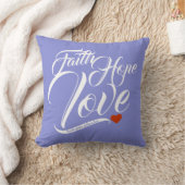 Faith Hope en Love Kussen (Deken)