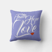 Faith Hope en Love Kussen (Achterkant)