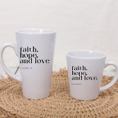 Faith Hope en Love Latte Mok