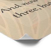 Faith, Hope en Love Poster (Hoek)