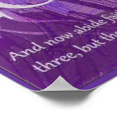 Faith, Hope en Love Poster (Hoek)