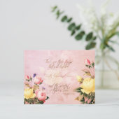 Faith Hope en Love Rozen Briefkaart (Staand voorkant)