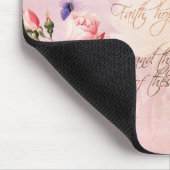 Faith Hope en Love Rozen Muismat (Hoek)