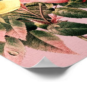 Faith Hope en Love Rozen Poster (Hoek)