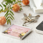 Faith Hope en Love Rozen Sleutelhanger (Zijkant)