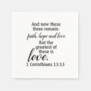 Faith Hope en Love Servet