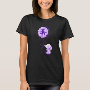 Faith Hope Fight Elephant Epilepsy Bewustheid T-shirt