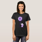 Faith Hope Fight Love Elephant Epilepsy Awareness  T-shirt (Voorkant volledig)