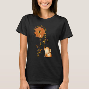Faith Hope Fight Love Elephant Sunflower Leukemie T-shirt