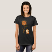 Faith Hope Fight Love Elephant Sunflower Leukemie T-shirt (Voorkant volledig)