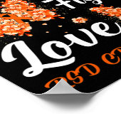 Faith Hope Fight RSD CRPS Awareness Butterfly Poster (Hoek)