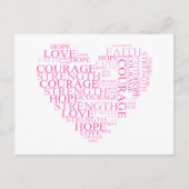 Faith Hope Heart Briefkaart (Voorkant)