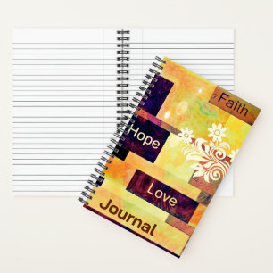 Faith hope hope love journal notitieboek