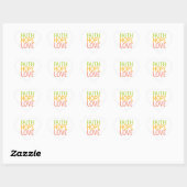 Faith Hope houdt van Christelijke Inspirerend Stic Hart Sticker (Vel)