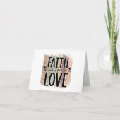 Faith Hope Liefde Blank Kaart (Voorkant)