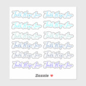 Faith Hope Liefde script stickers (Vel)