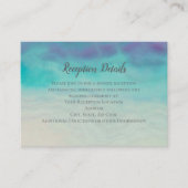 Faith Hope Liefde Waterverf Bruiloft Informatiekaartje (Voorkant)