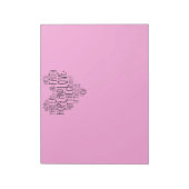 Faith Hope Love 1 Corinthians 13:13 Notitieblok (Linkerzijde)