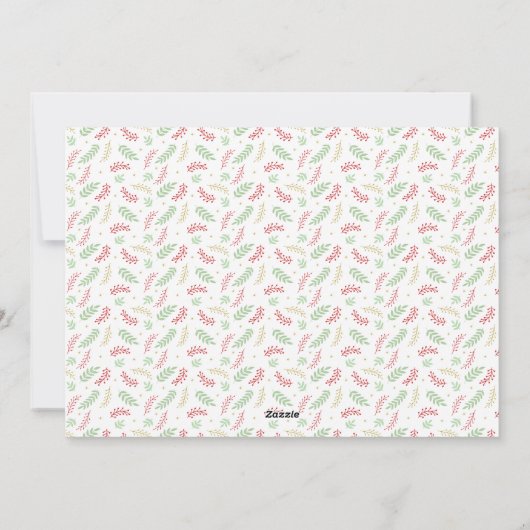 Faith Hope Love 4-Foto Collage Family Kerstmis Feestdagenkaart (Achterkant)