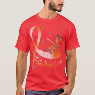 Faith Hope Love ADHD Awareness Dragonfly T-shirt