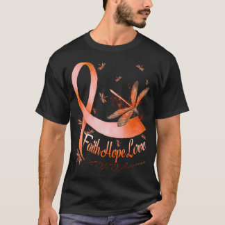 Faith Hope Love ADHD Awareness Dragonfly T-shirt