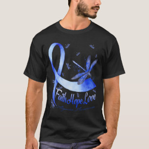 Faith Hope Love Alopecia Awareness Draairy T-shirt