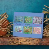 Faith, Hope, Love Angel Word Collage Poem Plaque Fotoplaat (Zijkant)