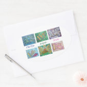 Faith Hope Love Angel Word Collage Sticker (Envelop)