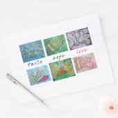 Faith Hope Love Angel Word Collage Sticker (Envelop)
