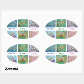 Faith Hope Love Angel Word Collage Sticker (Vel)