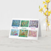 Faith Hope Love Angel Word Greeting of Note Cards Kaart (Gele Bloem)