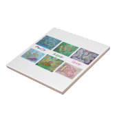 Faith Hope Love Angel Word Tegel Gift Tegeltje (Zijkant)