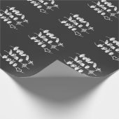 Faith Hope Love ASL American Sign Language Cadeaupapier (Hoek)