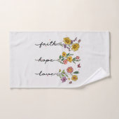Faith-Hope-Love Bad Handdoek (Handdoek)