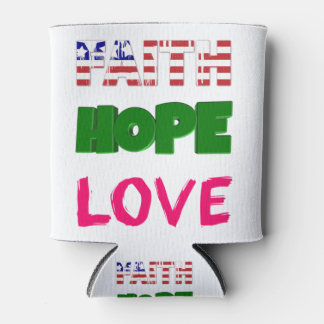 Faith Hope Love Bible Verse Blikjeskoeler