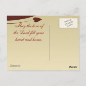 Faith Hope Love Bijbel Verse Gepersonaliseerd Brie Briefkaart (Achterkant)