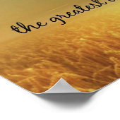 Faith, Hope, Love Bijbel Verse Scripting Poster (Hoek)