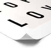 Faith Hope Love Box Poster (Hoek)