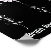 Faith Hope Love Brain Aneurysm Awareness Flower Gi Poster (Hoek)